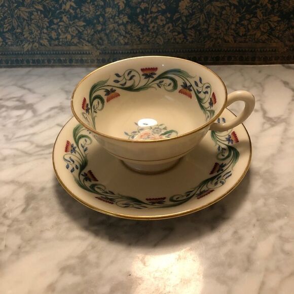Vintage Lenox Monterey Teacup and Saucer - Picture 1 of 9